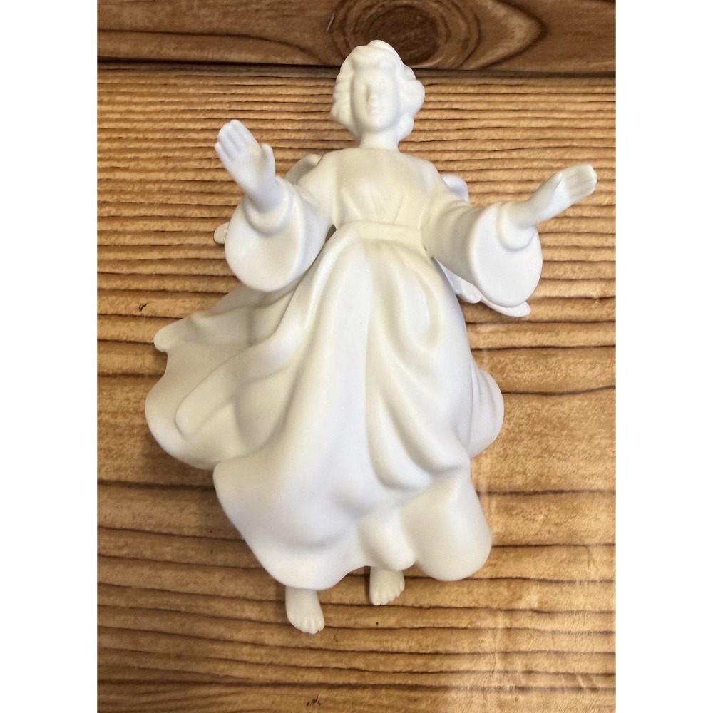 Avon Nativity Collectibles The Hanging Angel Figurine Vtg 1985 w/box Flying